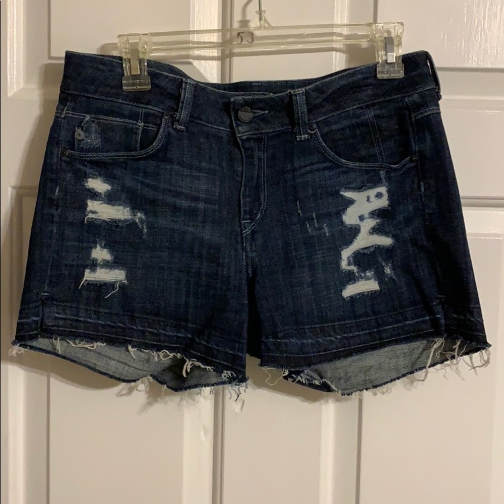 •SOLD Design Lab• Distressed Cuff Off Shorts